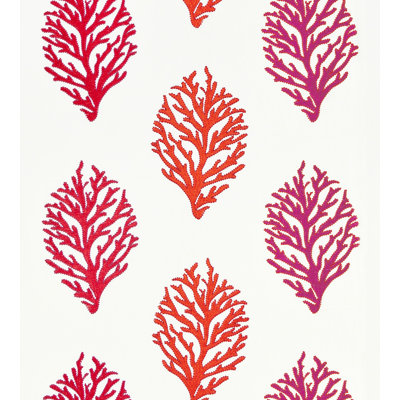Breeze Coral Reef Embroidery Fabric