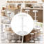 Ensemble de 4 tabourets de bar, tabourets de bar de cuisine réglables en hauteur, pivotants, blancs-234661261-234661263