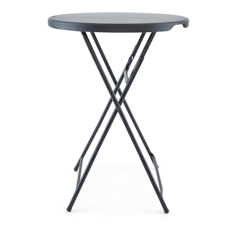 Table de cocktail pliante en plastique