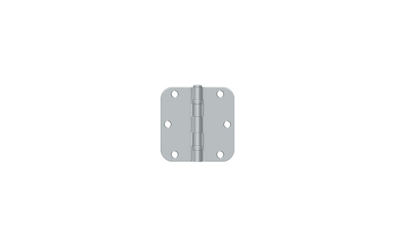 Steel Hinge, Brushed Chrome