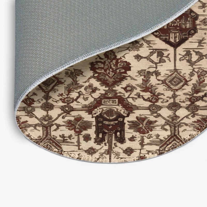 Tapis intérieur et extérieur ArtDeco, Rond 5 pi