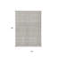 Tapis extérieur lavable à chevrons beige et ivoire 10 pi x 14 pi