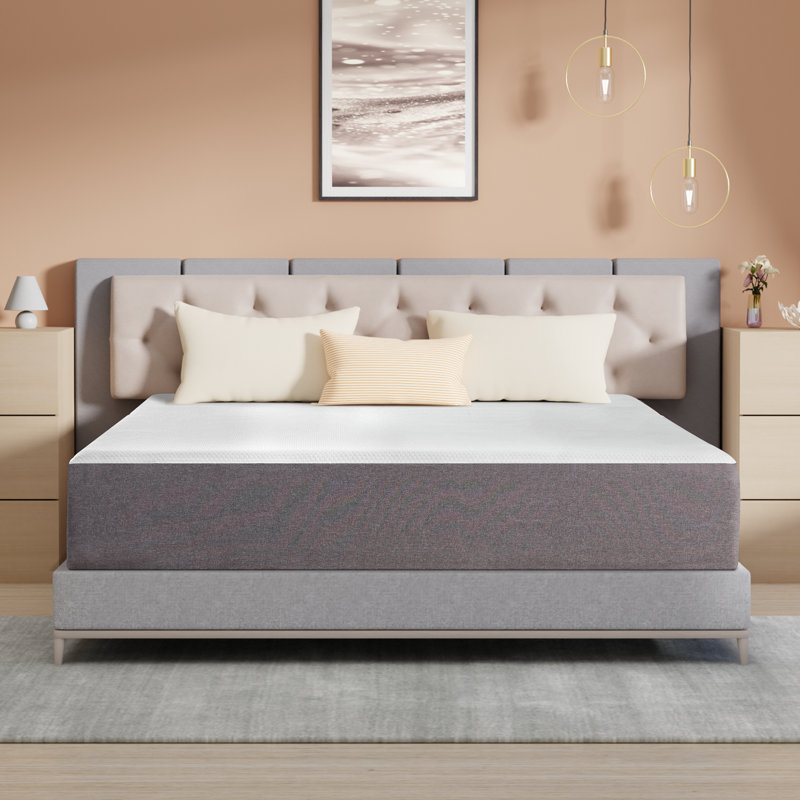 Matelas en mousse viscoélastique gélifiée 10 pouces, Très grand lit