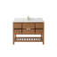 Meuble-lavabo simple en teck Parker l 48 po x P 22 po x H 36 po-81357716