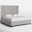 Lit tapissier capitonné standard à profil bas Charette-333834631-322487568