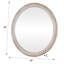 Miroir mural 30 po rond en bois massif de style campagnard, miroirs décoratifs rustiques Boho pour salle de bain, miroir mural Shabby Chic pour vestibule de salle de bain