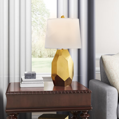Lampe de table peinte 25 po Miramar