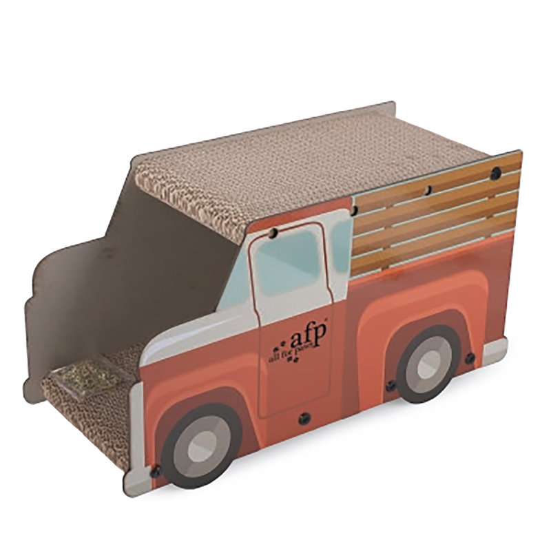 Pick-up pour chat avec griffoir
