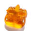 Figurine en cristal, kaki LIULI | Fortune Four Ways