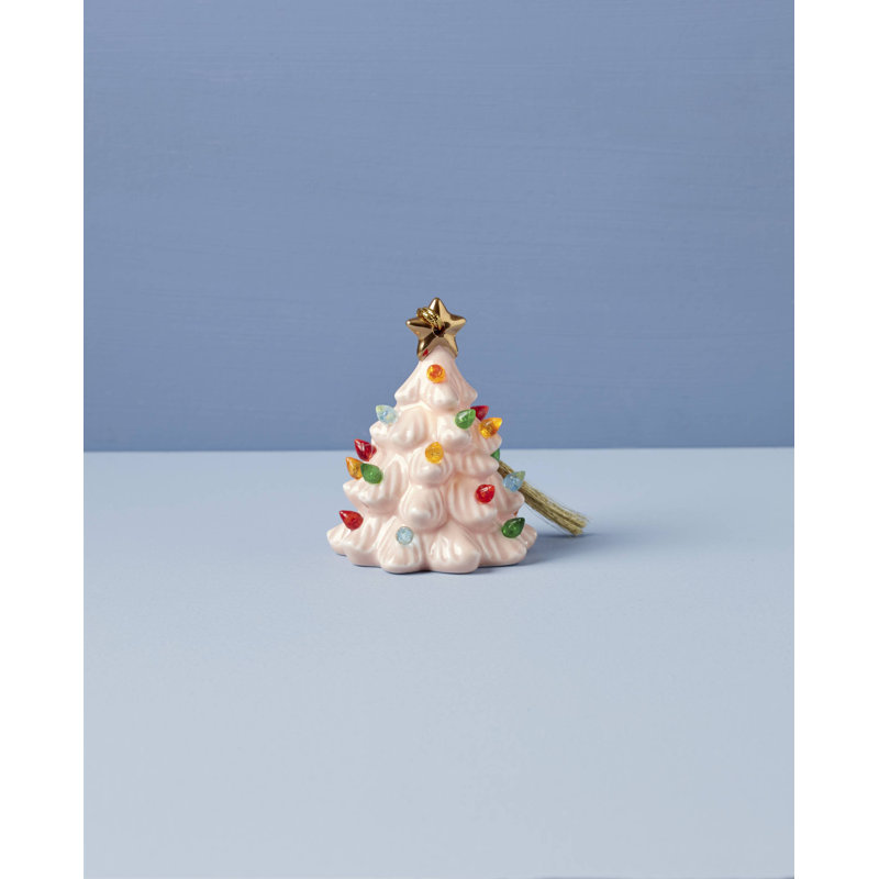 Treasured Traditions Pink Lit Tree Ornament