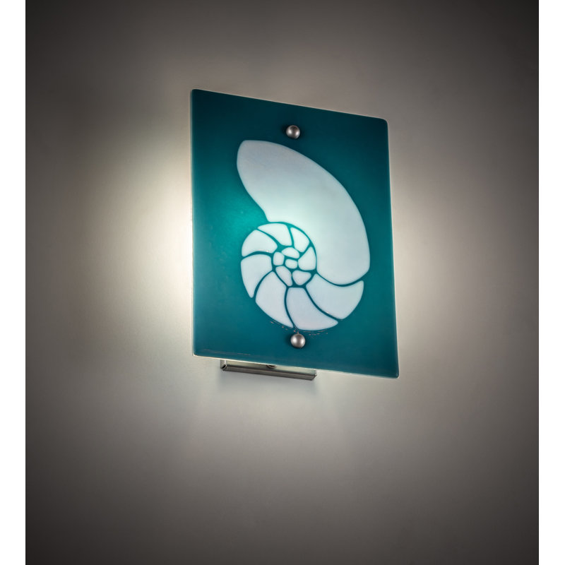 Metro Fusion Steel Flush Mounted Sconce