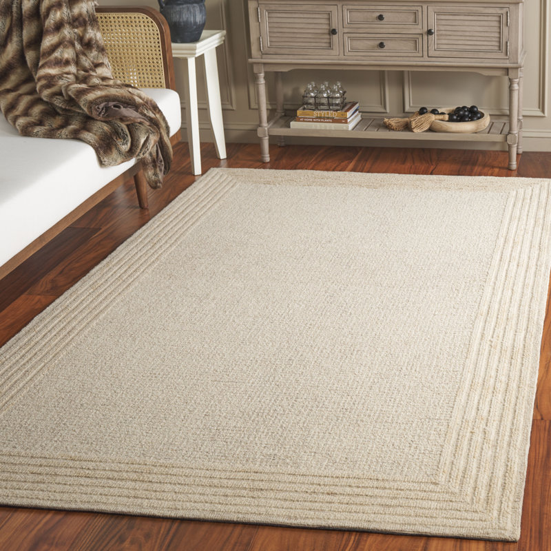 Tapis en laine et coton touffeté à la main Keldyn, Rectangle de 5 pi x 8 pi