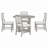 5-Piece Round Dining Table Set