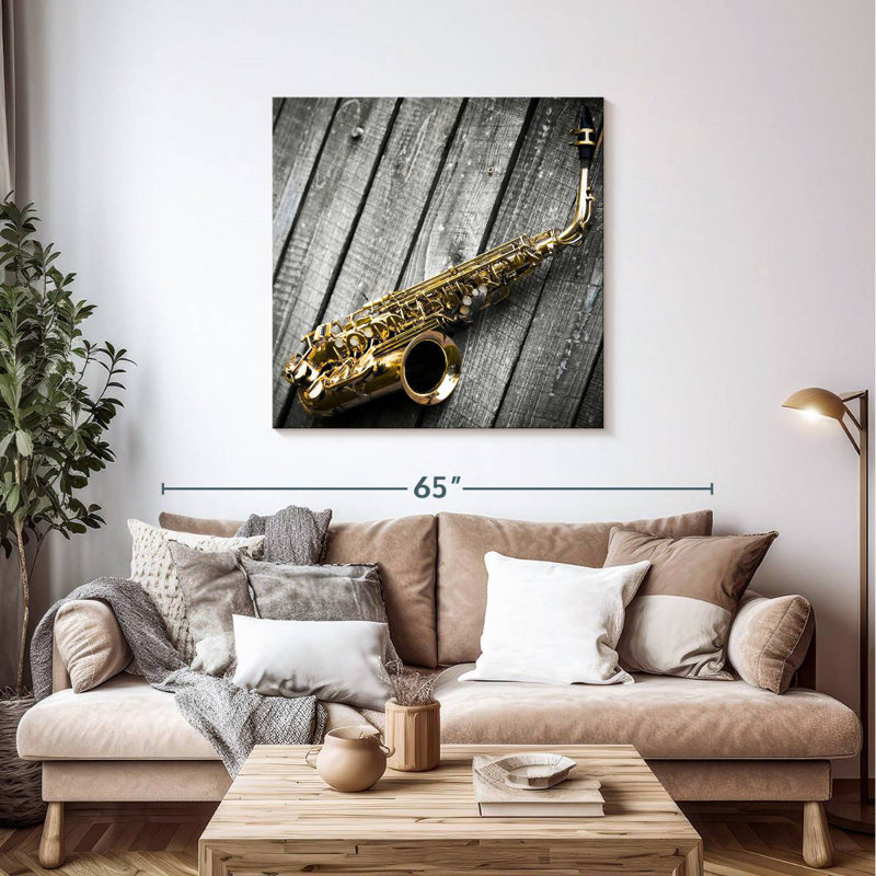 Abarca Alto Saxophone, 39" H x 39" W