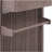 66.5" Outdoor Kitchen Island for Big Green Egg Grills, Solid Wood Outdoor Grill Cart for Tabletop Grill with Stainless Steel Top, Drawer, Compatible with Large Big Green Egg, Kamado Joe-Dark Brown-1783295378