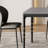 Matte modern dining table and chairs-102120419