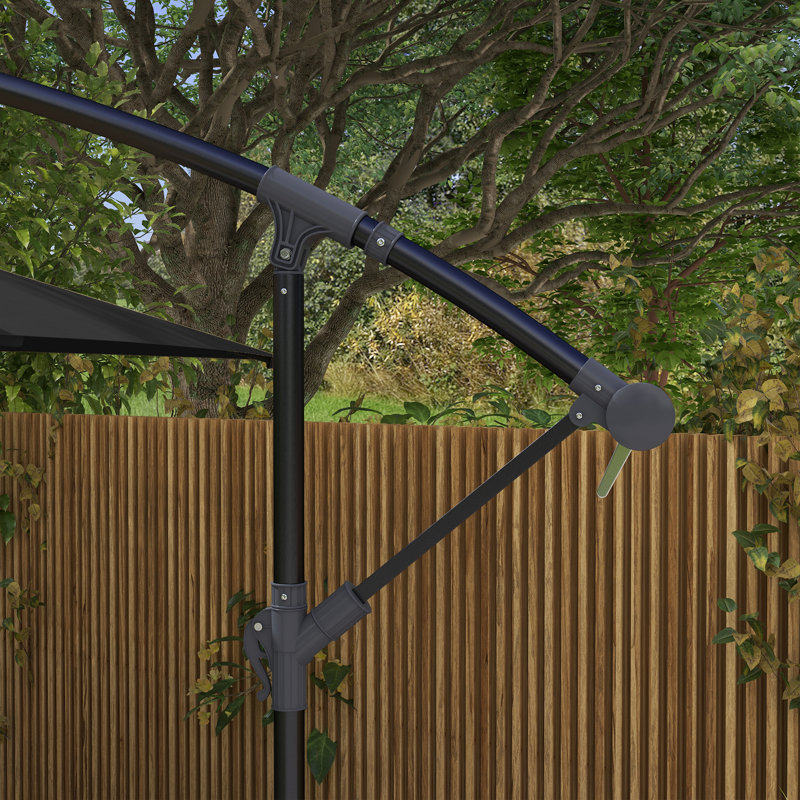 294cm Cantilever Parasol, Black