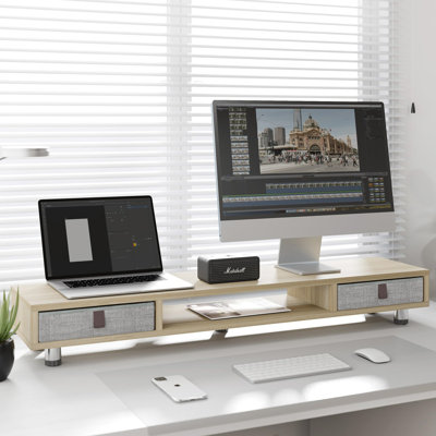 Manufactured Wood Monitor Stand