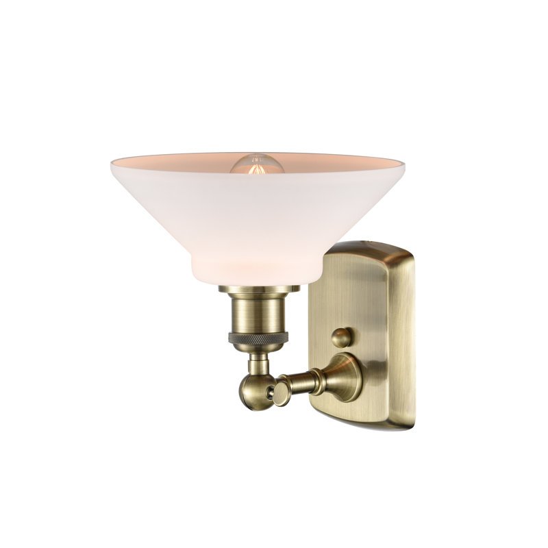 Wenzel Armed Sconce, LED, Matte White