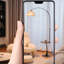 Lampadaires en noyer massif et fer sans forme