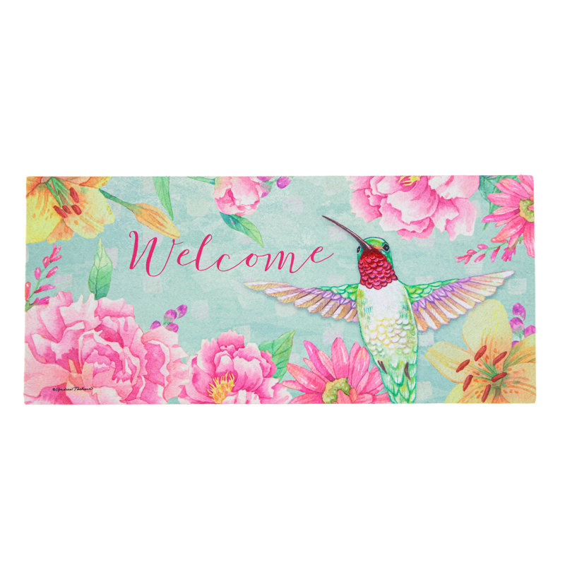 Tapis de bienvenue Welcome Hummingbird Sassafras