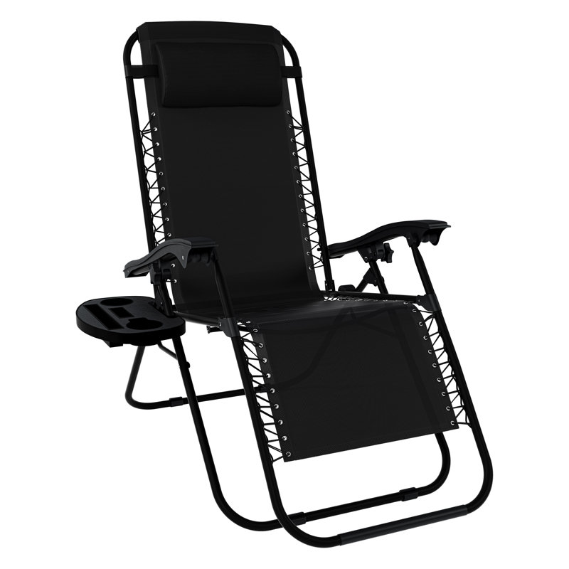 Archilla 2 Pack Zero Gravity Chairs, Black, UKFR Certified, Black