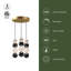 Onyx 12 - Light LED Pendant-1455737872