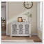 Buffet rétro vintage, console de service buffet à 3 portes sculptées, armoire de rangement pour le couloir de la salle à manger de cuisine