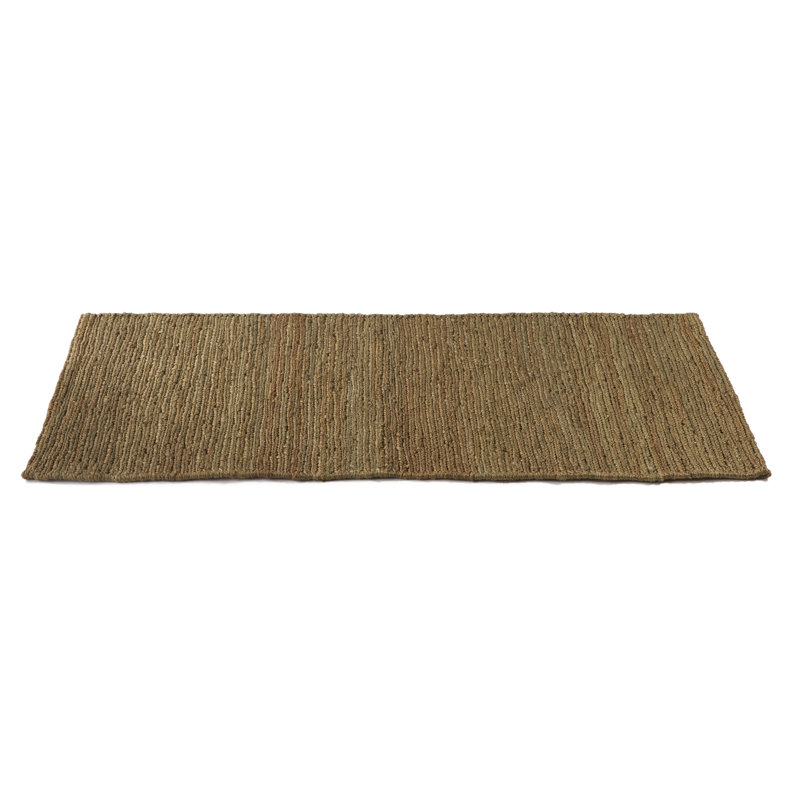 Solid Colour Jute / Sisal Area Rug, Rectangle 60 x 120cm