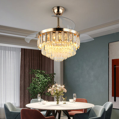 Glassburn 42.12'' Ceiling Fan with LED Lights