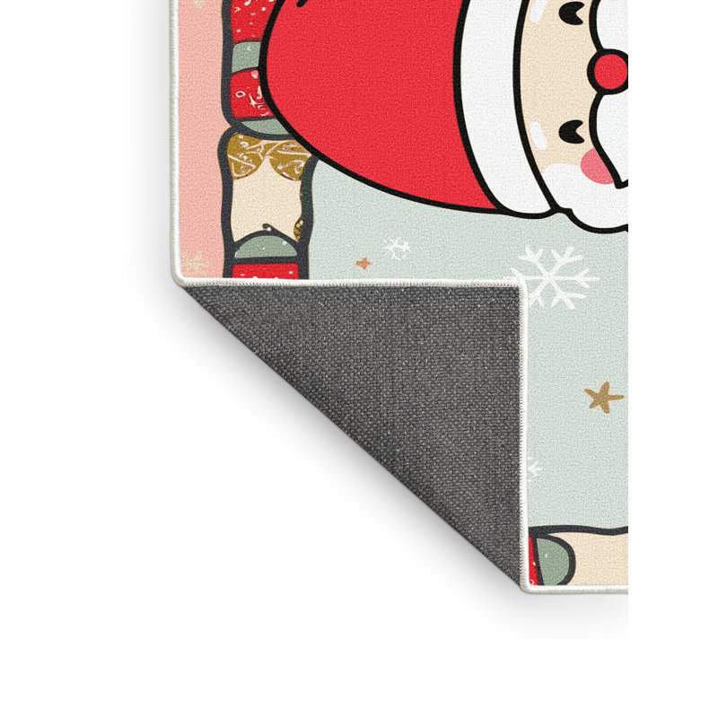 Tapis vacances de Noël The Holiday Aisle®, Tapis de couloir 2 pi x 4 pi