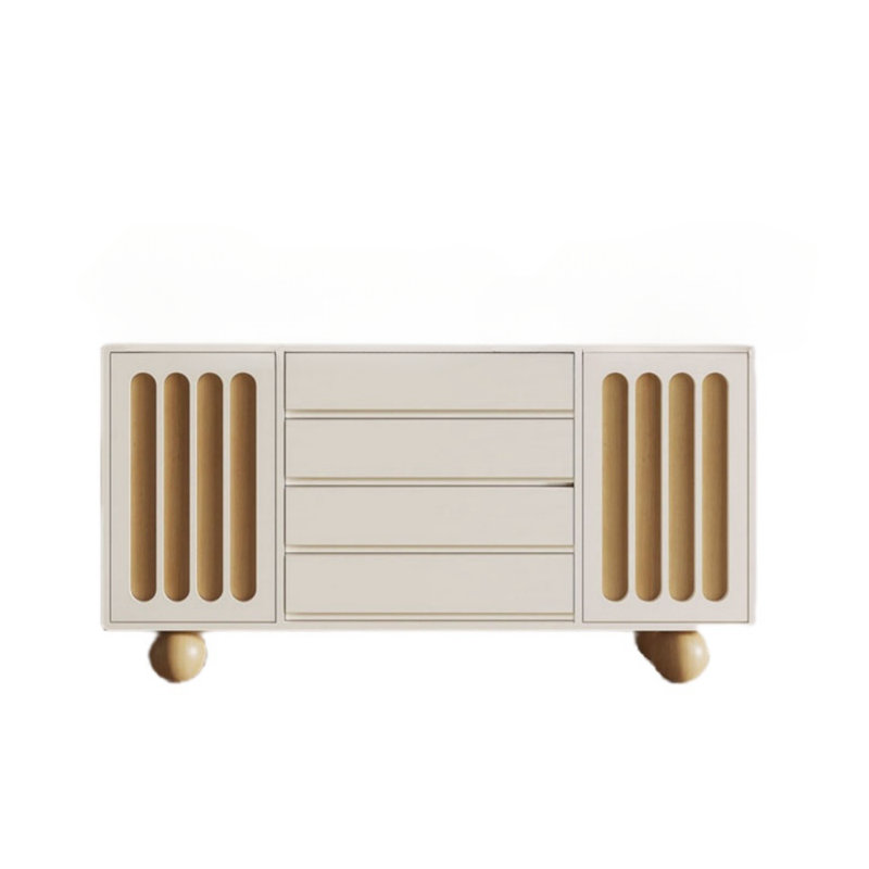 Armoire d'appoint simple style crème