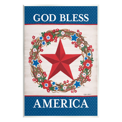 «God Bless America Wreath» par Mary Lapoint