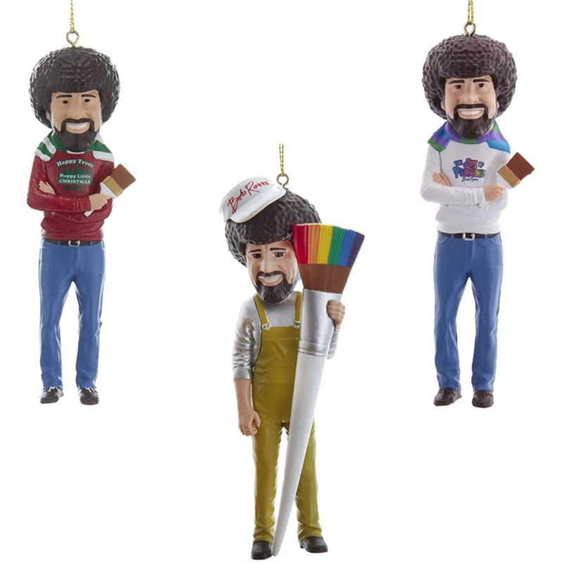 Bob Ross® 5.5'' Hanging Figurine Ornament