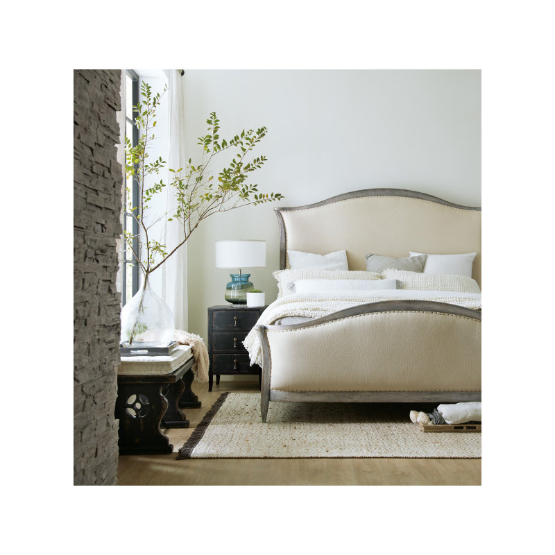 5805-90866-96 Hooker Furniture King Upholstered Bed- Speckled Gray