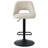 Bridgette 24"-32" Swivel 360° Upholstered Footrests Adjustable Height Bar Stool-1933994895