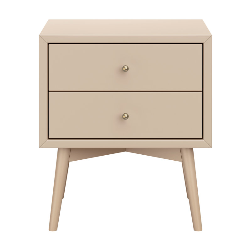 Palma Nightstand, Assembled, Beige