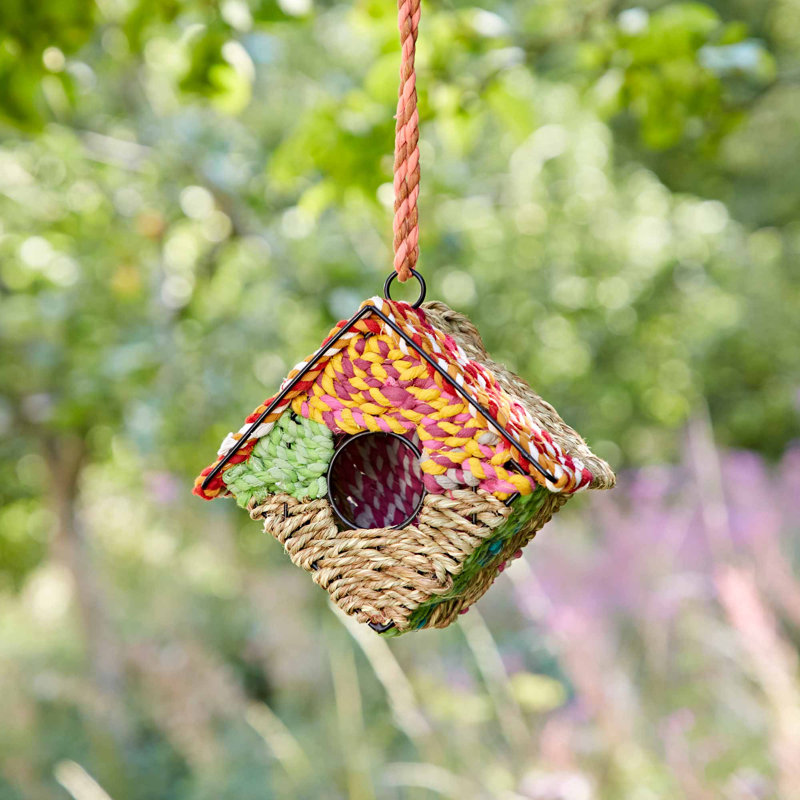 Diamond Recycled Cotton Birdhouse