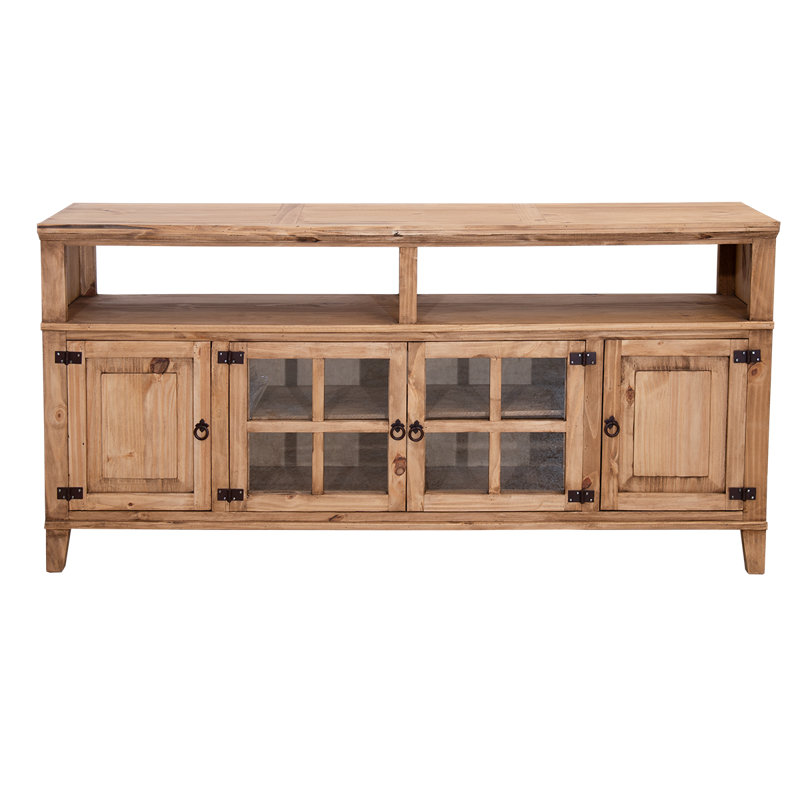 Meuble télé Medio Hacienda, Naturel, H 35 po x L 72 po x l 17 po