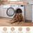 Leopard Print 5x7/8x10 Area Rugs, Machine Washable Cheetah Rug for Living Room Bedroom, Animal Soft Non-Slip Carpet with Rubber Backing for Dining Room Entryway, Oeko-Tex Certified-779787902-779787903