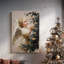 Warm Lantern Snow Serenade-Premium Gallery Wrapped Canvas-1074737190