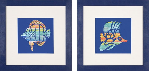 Tropical Fish Framed Prints