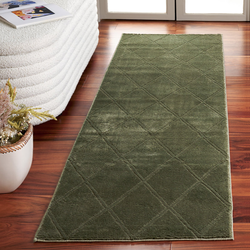 Tapis géométrique Revive Performance, Tapis de couloir 2 pi 3 po x 8 pi