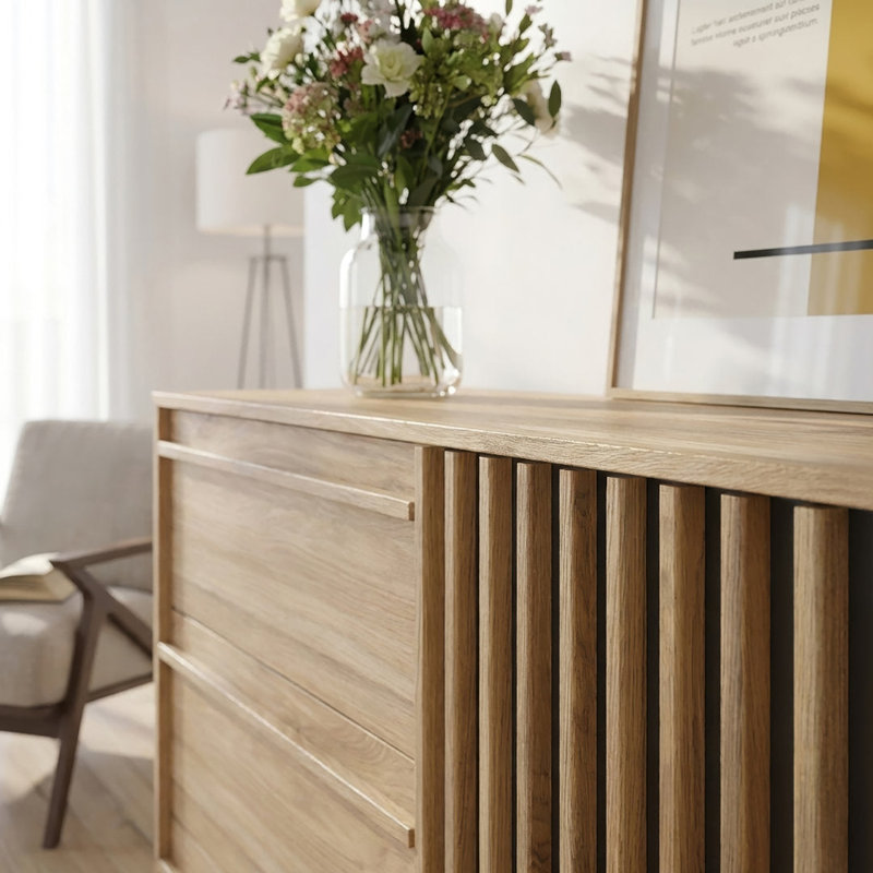 Zaria 118 cm W Plastic Credenza