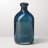 8" Blue Clear Glass Bottle Vase-1086083845-1086083846