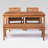 Bictor 4 - Person Acacia Patio Dining Set with Rectangular Table-90563279