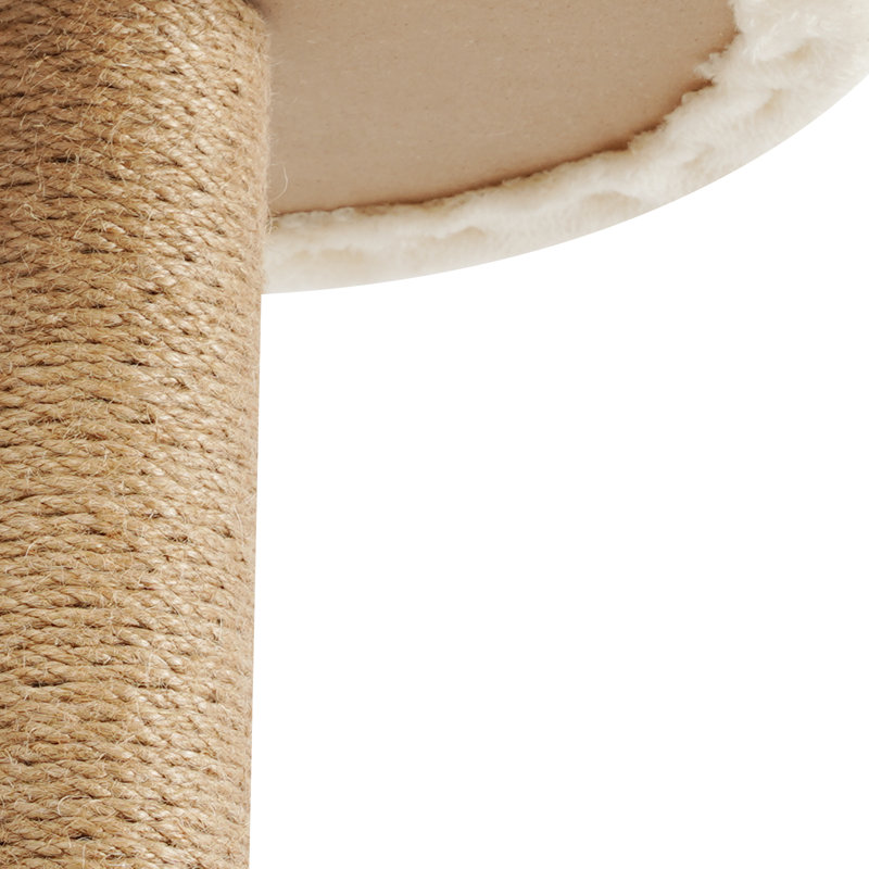 Multi-Level Cat Scratching Post House, Beige