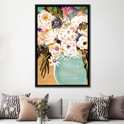 «Summer Flowers in a Vase I», impression sur toile