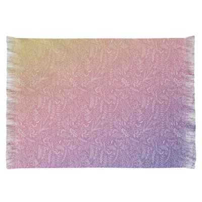 Tapis mauve/rose dégradé ditsy floral Mcguigan