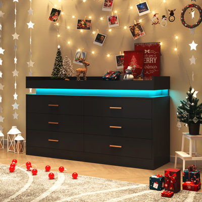 46.02 " W 6 - Drawer Dresser
